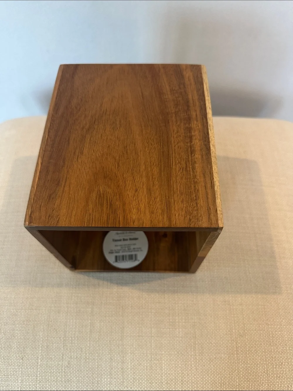 Hearth & Hand Magnolia Wood Tissue Box Cover